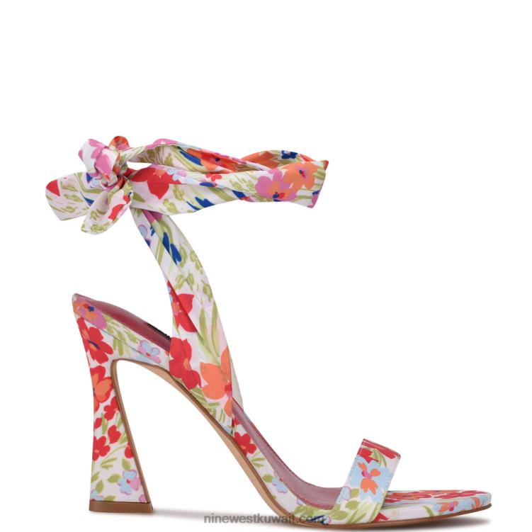 Nine West صندل بكعب كاحل ملفوف من kelsieVVL08622