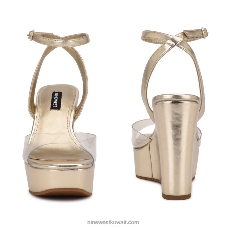 Nine West klear صندل بحزام الكاحل بنعل سميكVVL08851