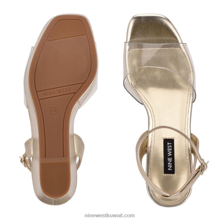 Nine West klear صندل بحزام الكاحل بنعل سميكVVL08851