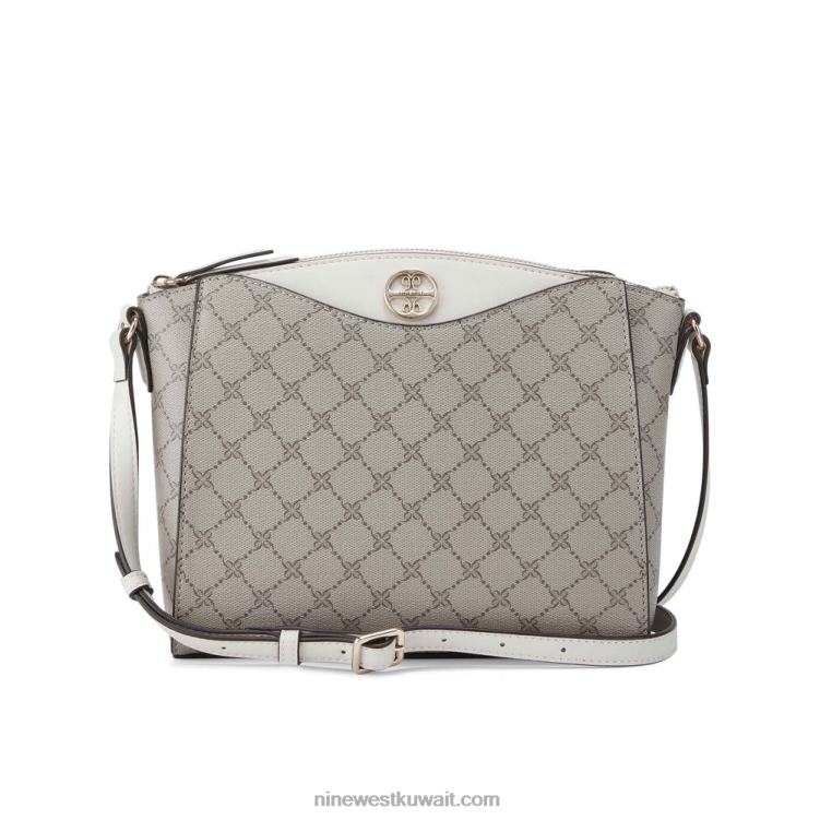 Nine West kyelle crossbody شعار بيج / حليب VVL082497