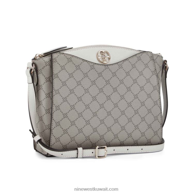 Nine West kyelle crossbody شعار بيج / حليب VVL082497