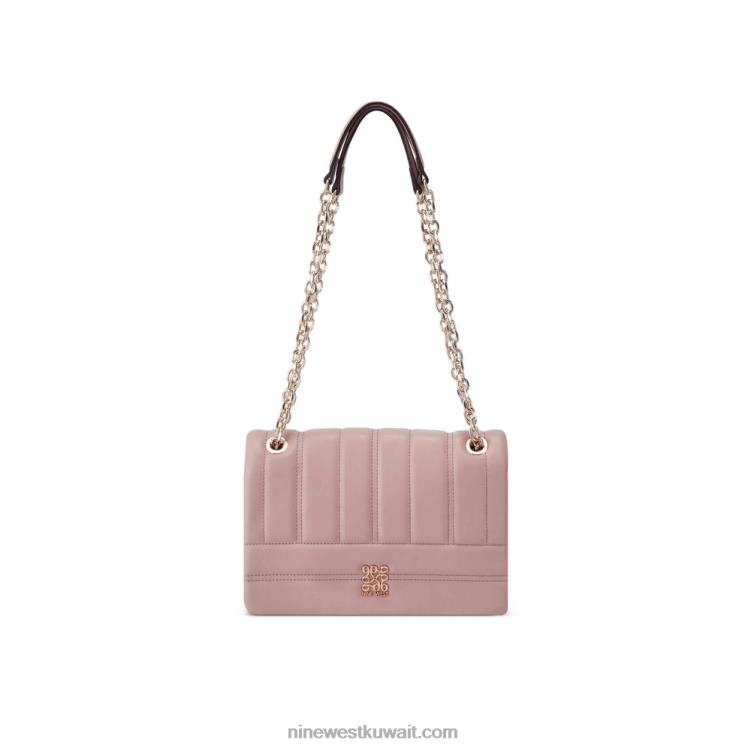 Nine West lelianna crossbody رفرف سلسلة قابلة للتحويل إحمرار الوجه خجلا VVL082508