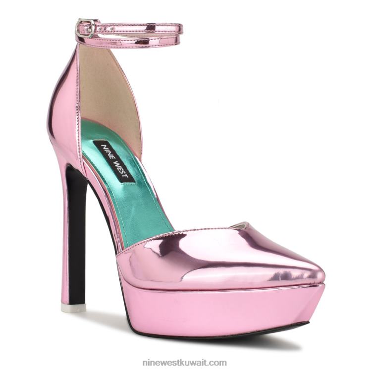 Nine West linda مضخات منصة التفاف الكاحلVVL081338