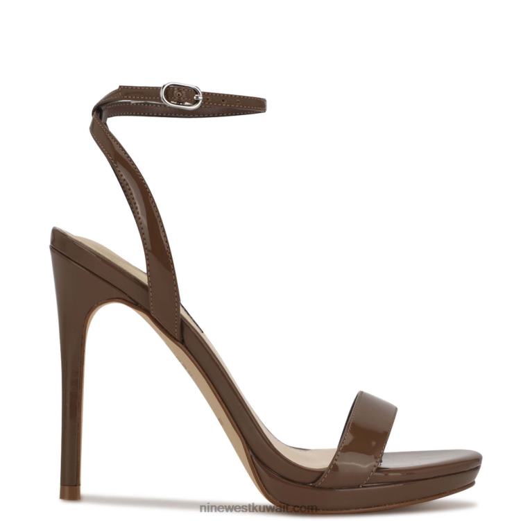 Nine West صندل بحزام كاحل من loola القيقب الجديد VVL082388