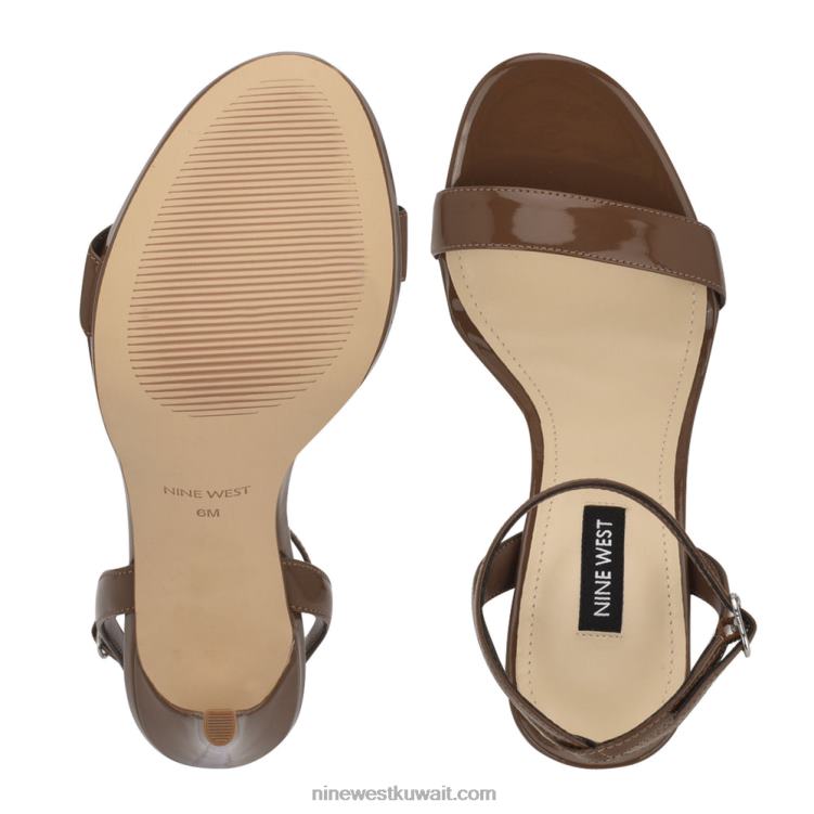 Nine West صندل بحزام كاحل من loola القيقب الجديد VVL082388