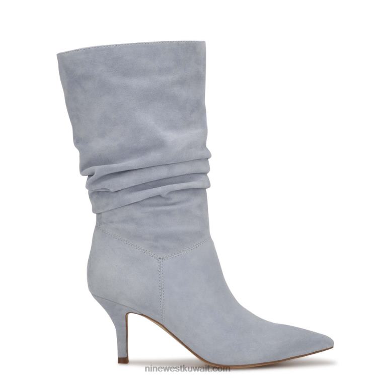 Nine West أحذية اللباس mycki جلد الغزال الأزرق الفاتح VVL08956