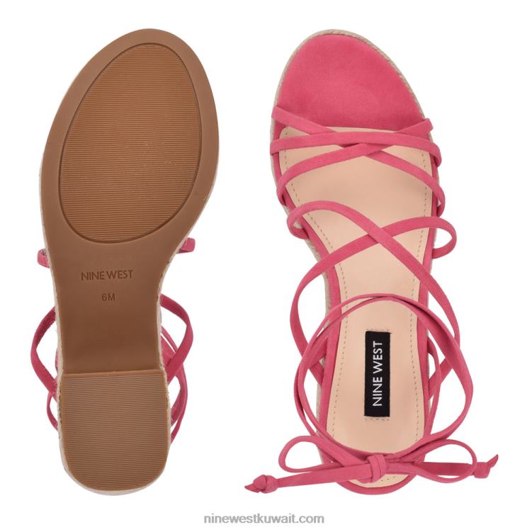 Nine West صندل بنعل سميك ملفوف في الكاحل من ripleeVVL08797