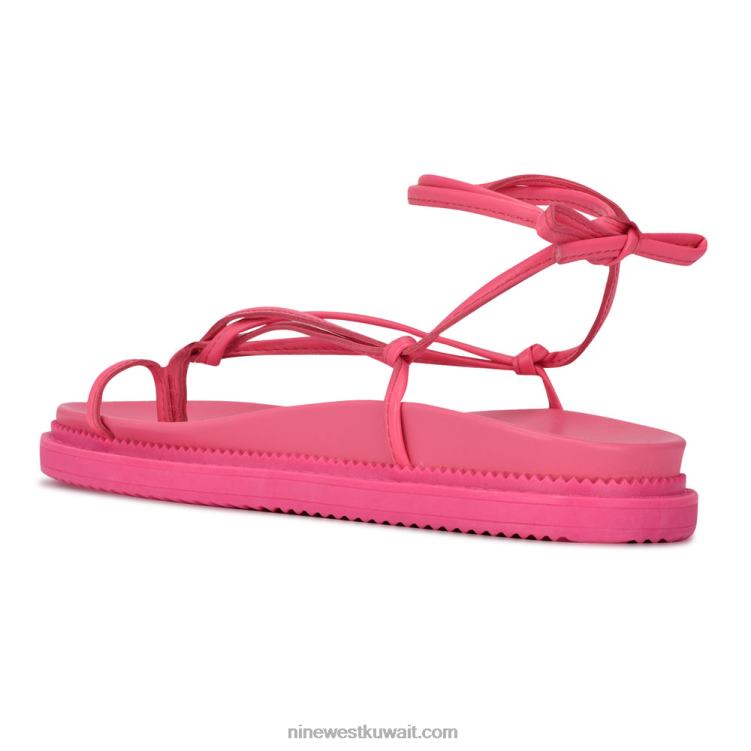 Nine West sarest صندل مسطح ملفوف في الكاحلVVL081006