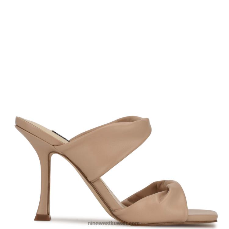 Nine West صندل منزلق بكعب seeya استحى دافئ VVL082075