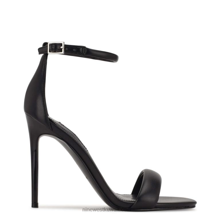 Nine West teeya صندل برباط الكاحل أسود VVL082063