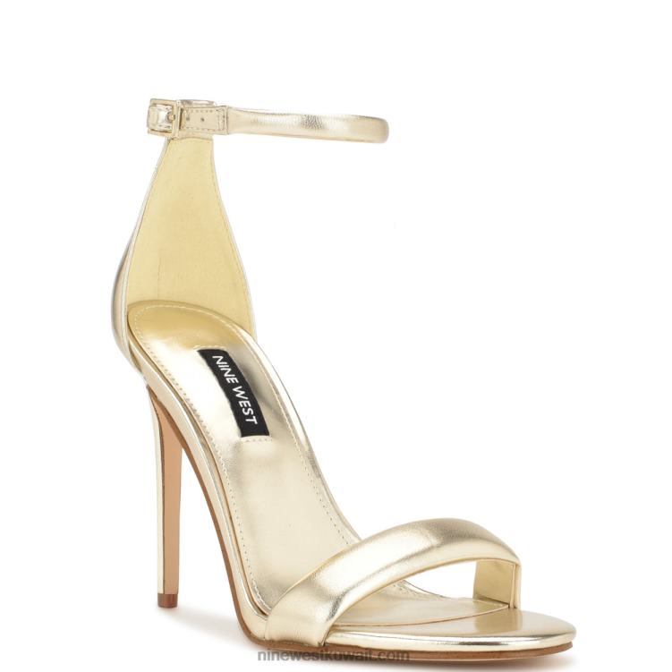 Nine West teeya صندل برباط الكاحل بلاتينو VVL08209