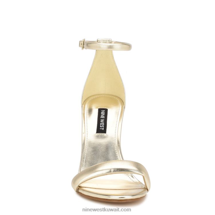 Nine West teeya صندل برباط الكاحل بلاتينو VVL08209