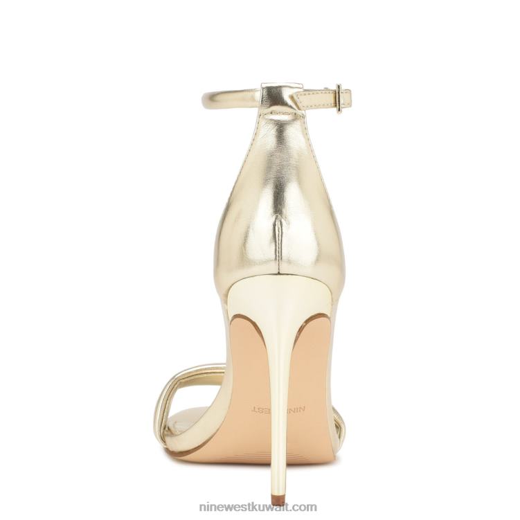 Nine West teeya صندل برباط الكاحل بلاتينو VVL08209