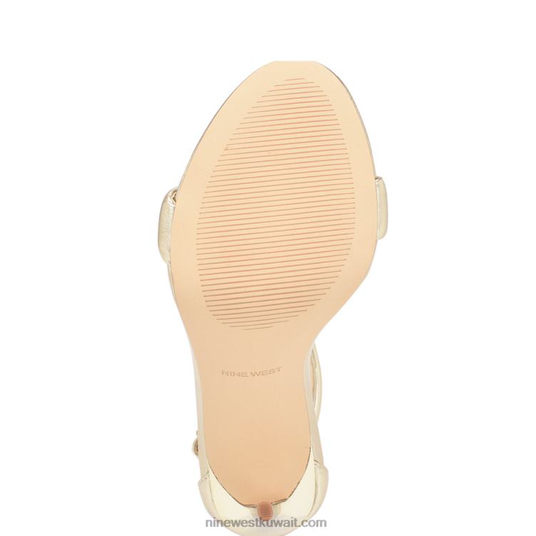 Nine West teeya صندل برباط الكاحل بلاتينو VVL08209