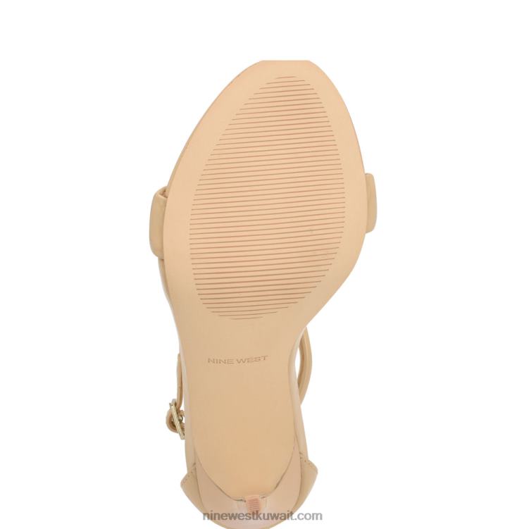 Nine West teeya صندل برباط الكاحل براءة اختراع طبيعية خفيفة VVL08211