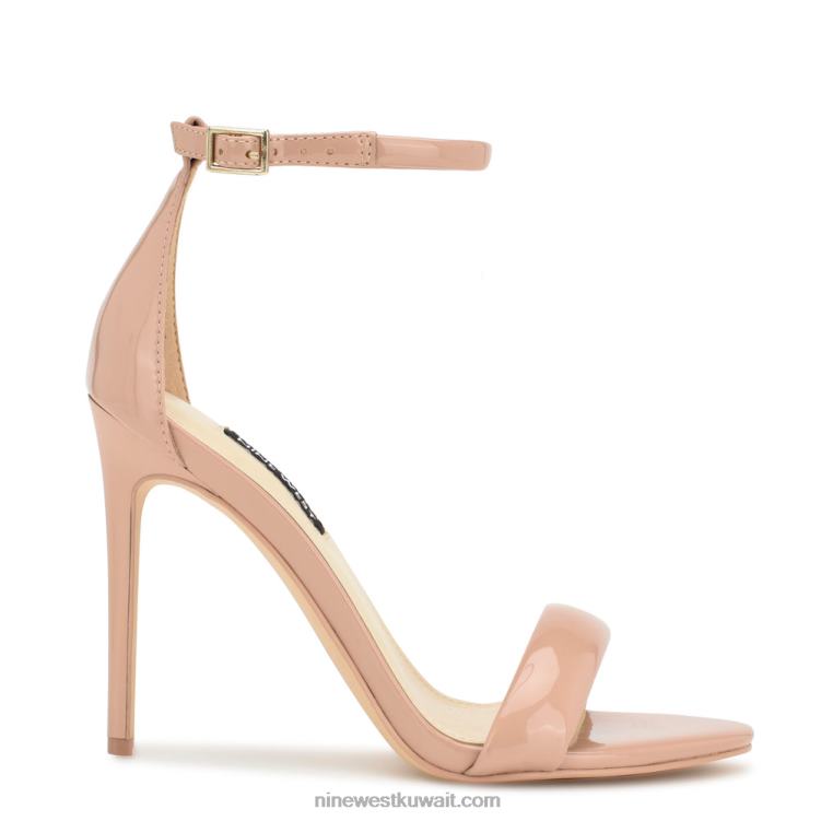Nine West teeya صندل برباط الكاحل براءة اختراع عارية بالكاد VVL08212