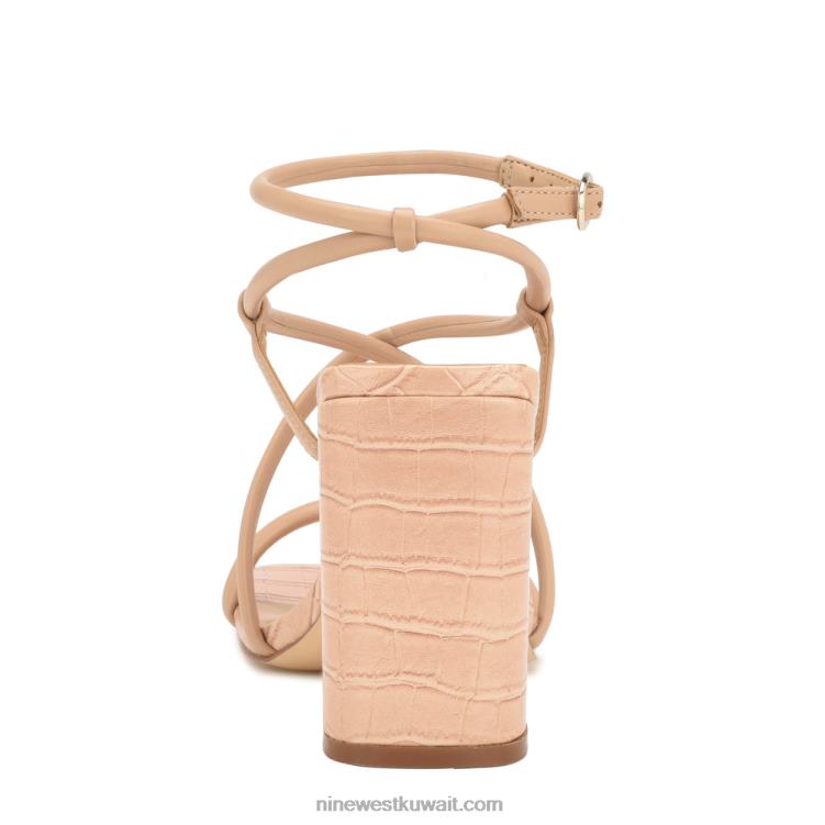Nine West yeera صندل بكعب Strappy استحى دافئ VVL08816