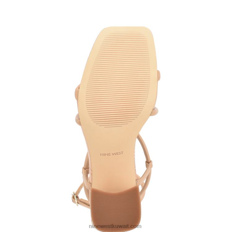 Nine West yeera صندل بكعب Strappy استحى دافئ VVL08816