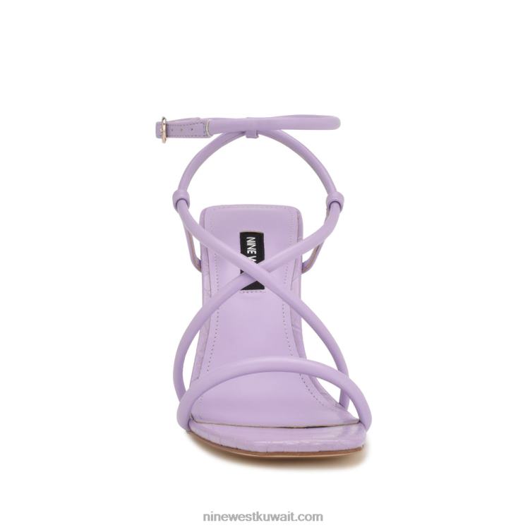 Nine West yeera صندل بكعب Strappy أرجواني VVL08818