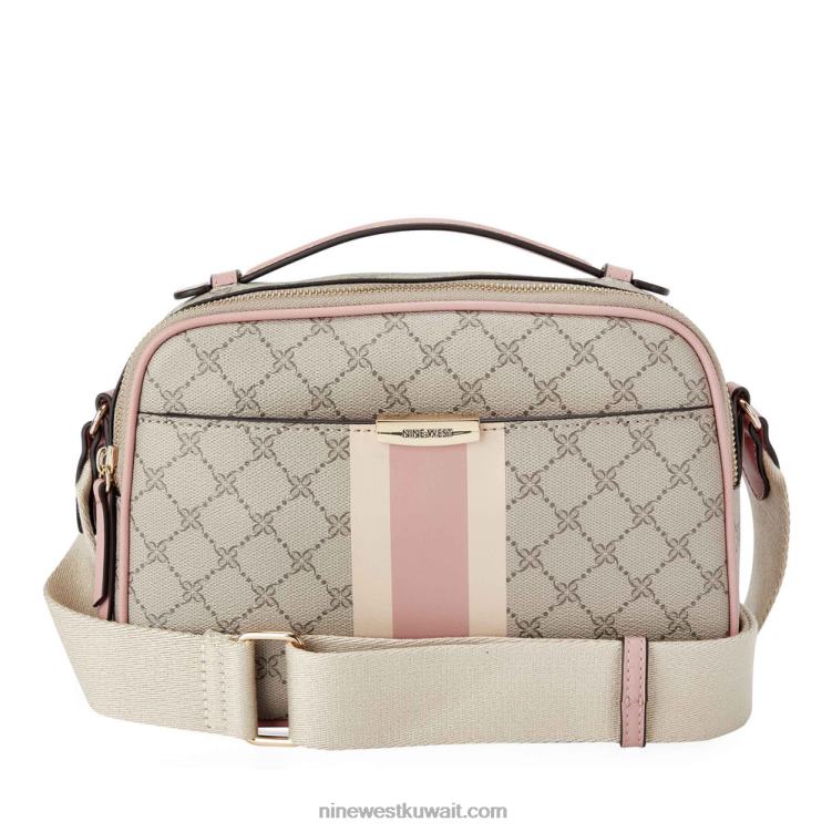 Nine West حقيبة كاميرا باميلا شعار بيج / وردي VVL082597