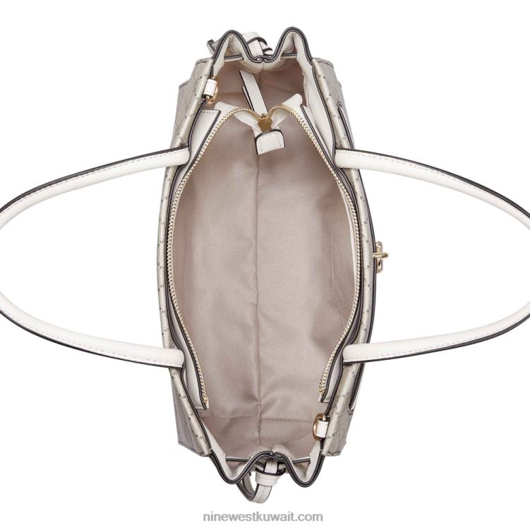 Nine West حقيبة إلارا شعار بيج / حليب VVL082690