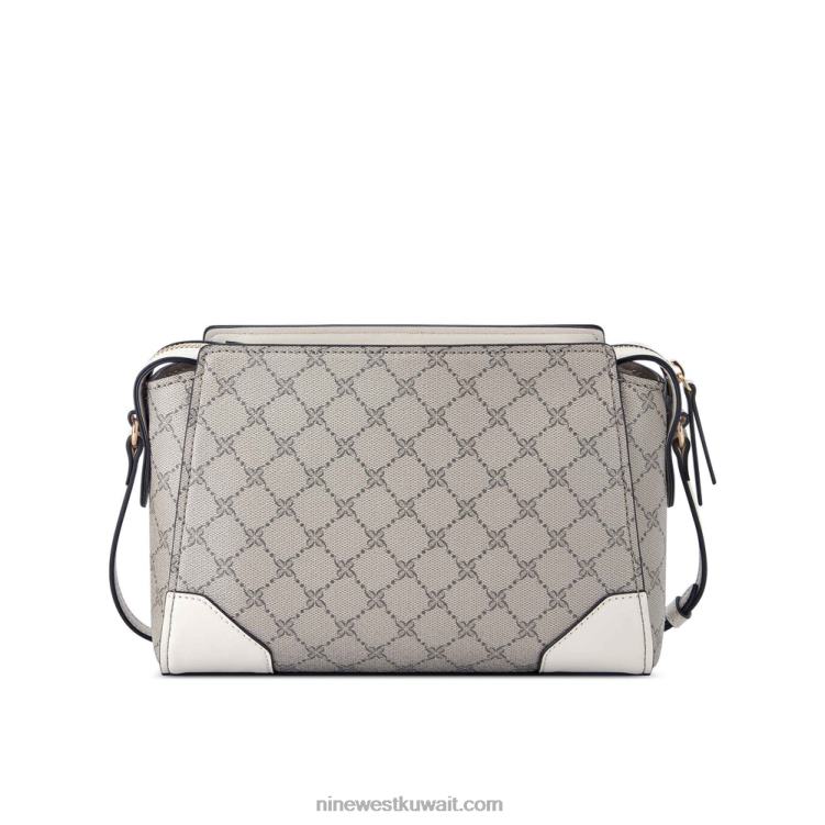 Nine West brooklyn jet set crossbody شعار بيج / حليب VVL082647