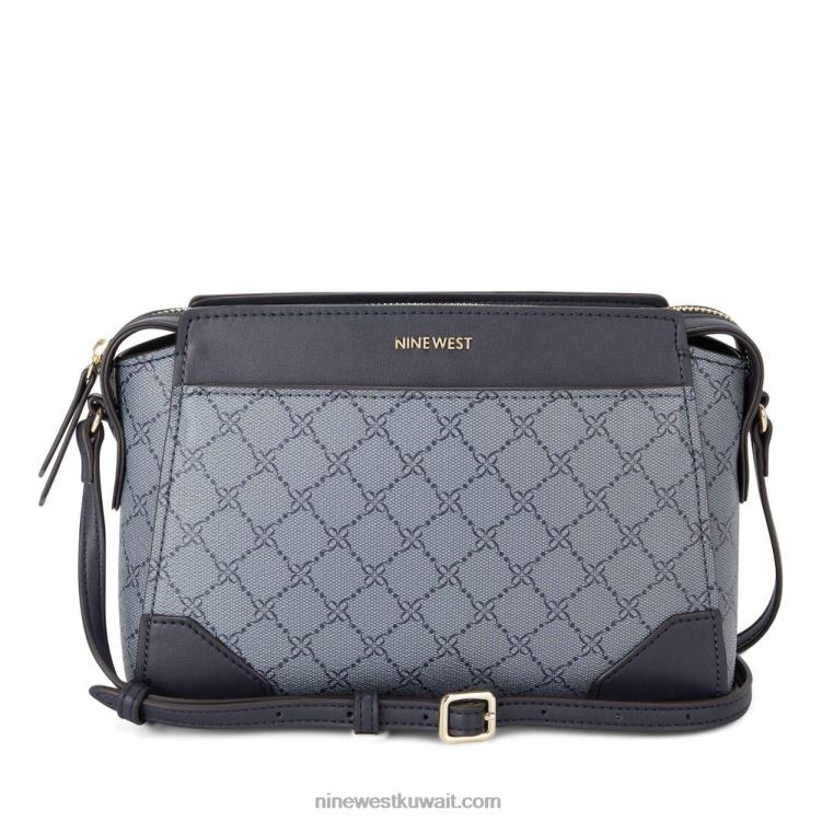 Nine West brooklyn jet set crossbody شعار البحرية الفرنسية VVL082657