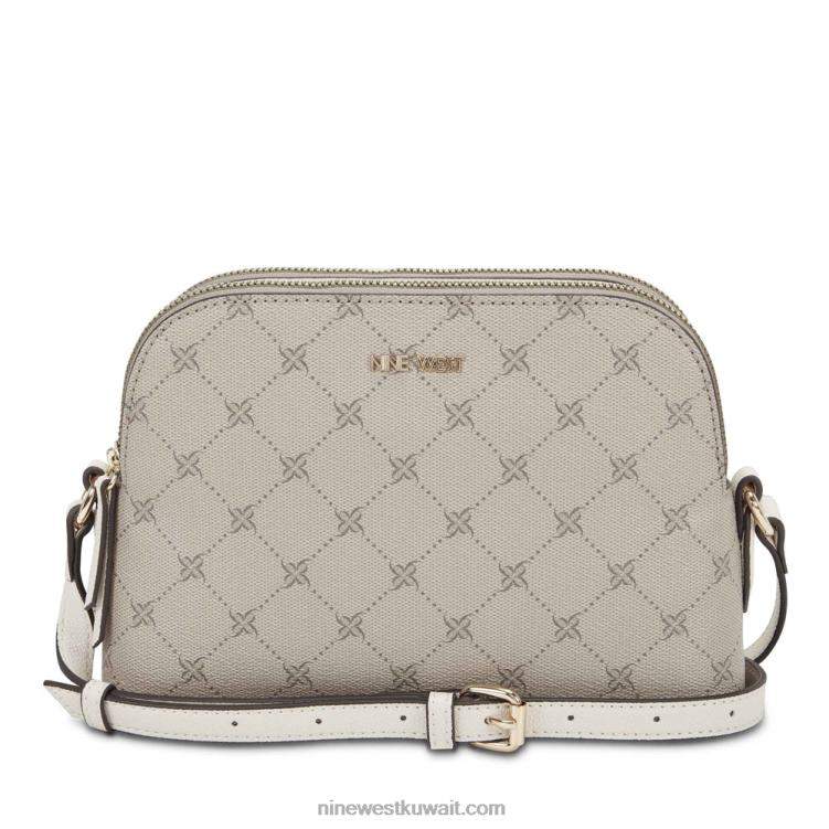 Nine West cyra قائمة crossbody شعار عسلي / حليب VVL082611