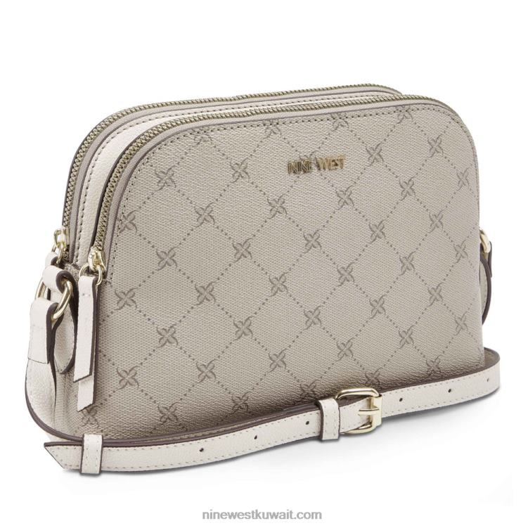 Nine West cyra قائمة crossbody شعار عسلي / حليب VVL082611