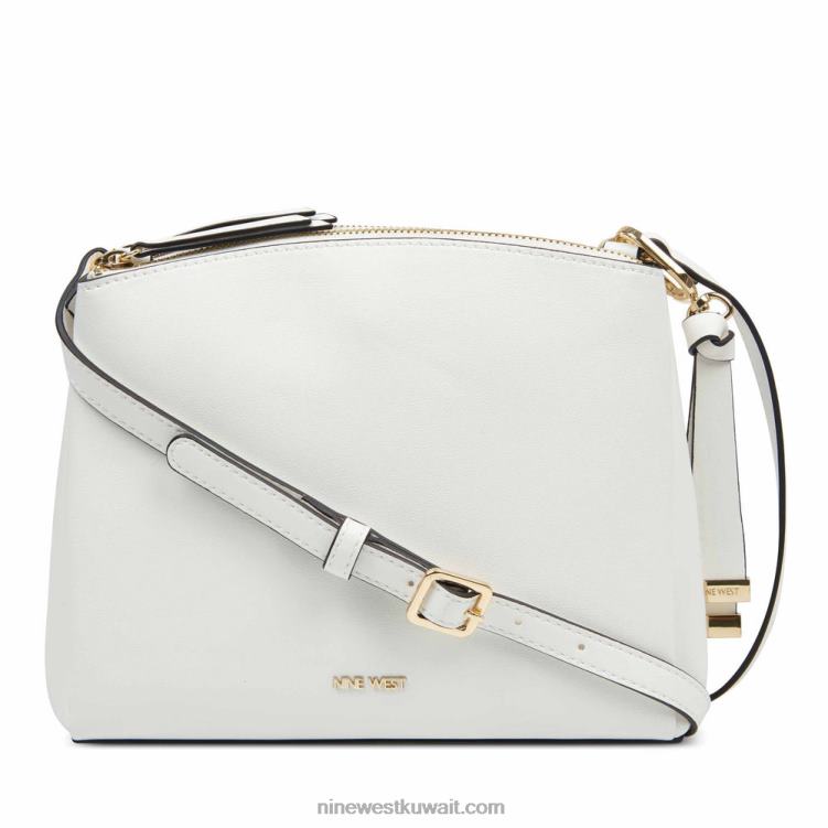 Nine West levona mini a-list crossbody أبيض VVL082666