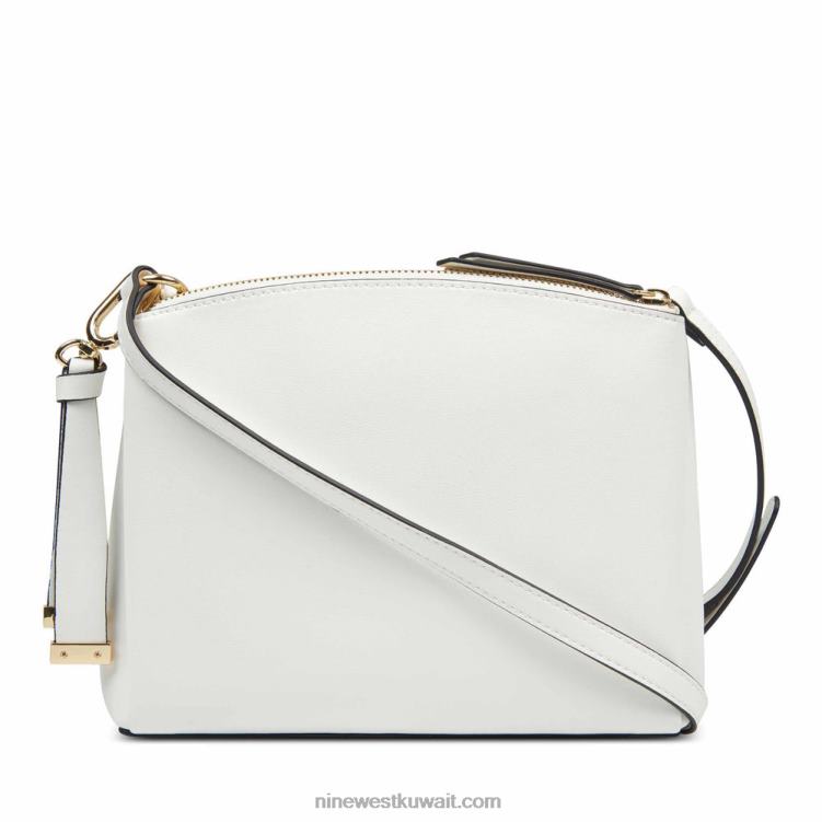 Nine West levona mini a-list crossbody أبيض VVL082666