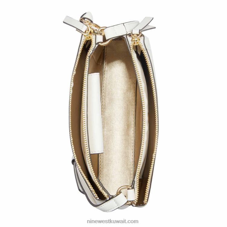 Nine West levona mini a-list crossbody أبيض VVL082666