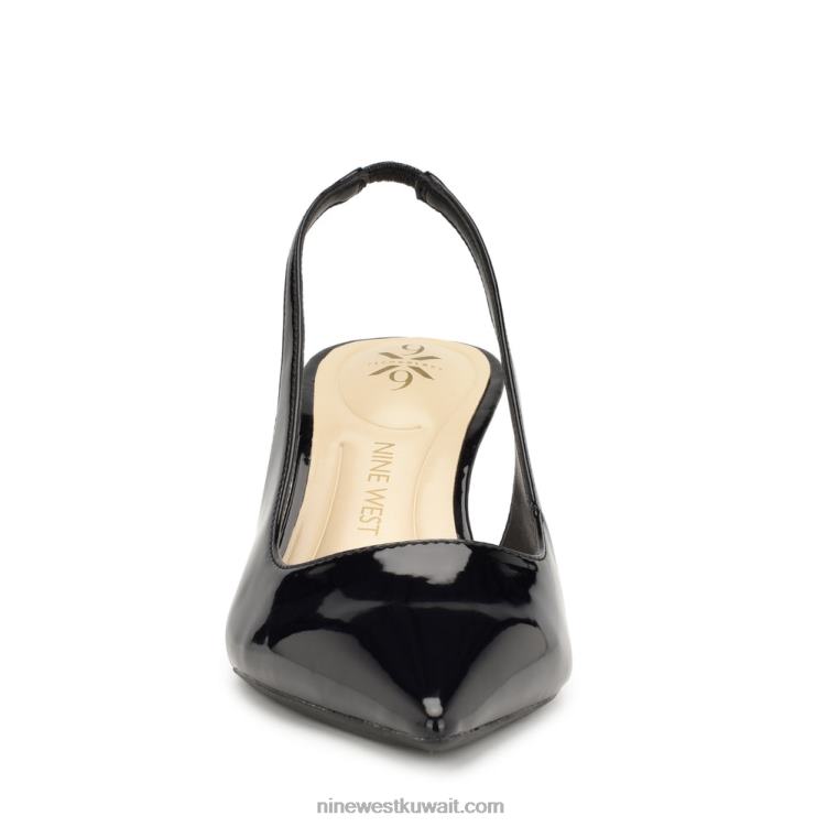 Nine West مضخات كاتي 9x9 slingback أسود كالفحم VVL082079
