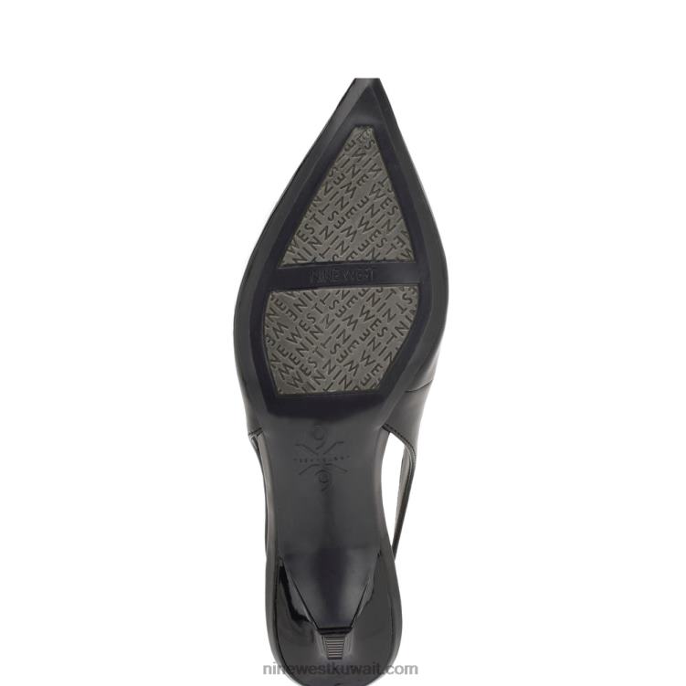 Nine West مضخات كاتي 9x9 slingback أسود كالفحم VVL082079