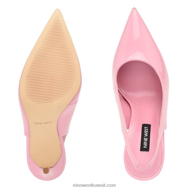 Nine West مضخات ريش مدببة من الأمام براءات الاختراع الوردي VVL081086