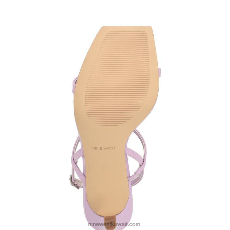 Nine West الصنادل ذات الكعب العالي براءة اختراع أرجواني VVL081716
