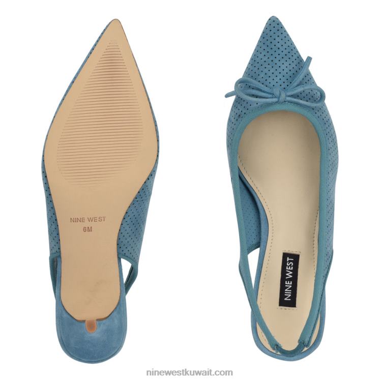 Nine West مضخات aperf slingback مدبب اصبع القدمVVL08969