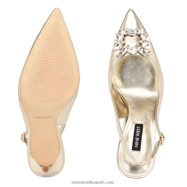 Nine West مضخات famey slingback بلاتيني بلاتيني VVL081094